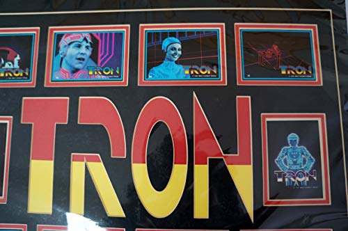 Vintage 1981 Donruss Walt Disneys Tron The Movie Trading Card Shop Display Wall Mount - Ultra Rare - Shop Stock Room Find