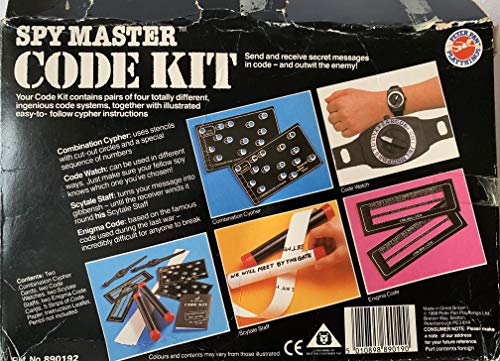 Spymaster Ultra Rare Vintage 1988 Code Kit By Peter Pan Playthings - Mint Condition Unsold Shop Stock Room Find