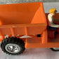 Vintage 1980's Japanese Made - Dump Truck Plastic Toy With Friction Power And Chrome Plated Wheels Shop Stock Room Find