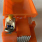 Vintage 1980's Japanese Made - Dump Truck Plastic Toy With Friction Power And Chrome Plated Wheels Shop Stock Room Find