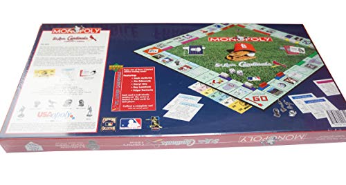 Vintage 2001 St Louis Cardinals Major League Baseball Official Collectors Edition Monopoly Property Trading Board Game - Brand New Factory Sealed Shop Stock Room Find