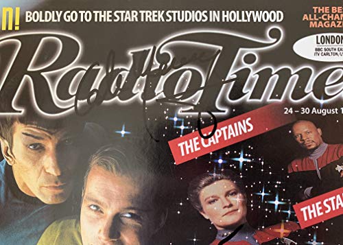 Radio Times Star Trek 30 Years Special Issue Vintage 1996 Autographed By Colm Meaney, Rick Berman & F. Murray Abraham