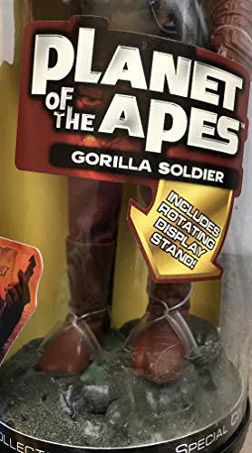 Vintage 1999 Planet Of The Apes Special Collectors Edition Signature Series Gorilla Soldier 12 Inch Action Figure - Brand New Factory Sealed Shop Stock Room Find