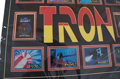 Vintage 1981 Donruss Walt Disneys Tron The Movie Trading Card Shop Display Wall Mount - Ultra Rare - Shop Stock Room Find