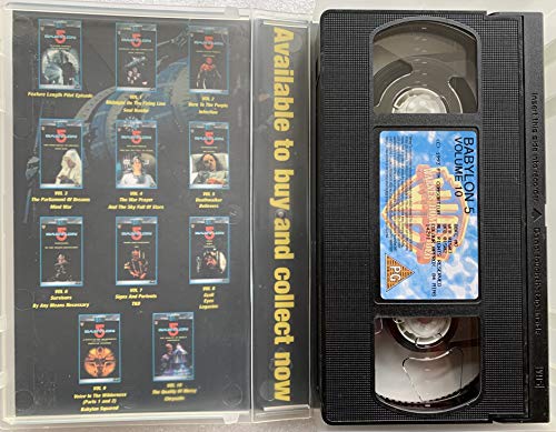 Vintage 1994 Babylon 5 Volume 10 - The Quality Of Mercy / Chrysalis VHS Video Cassette. - Ex Shop Stock