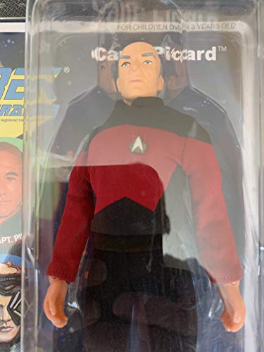 Vintage Star Trek Mego Style Captain Jean-Luc Picard Action Figure By Diamond Select - Brand New Factory Sealed Shop Stock Room Find