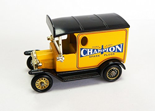 Vintage Lledo 1987 Commemorative Limited Edition Golden Jubilee Promotional Models Of Days Gone Champion Spark Plugs 1920 Model T Ford Delivery Van 1:76 Scale Diecast Collectable Replica Vehicle Model - New In Box - Shop Stock Room Find