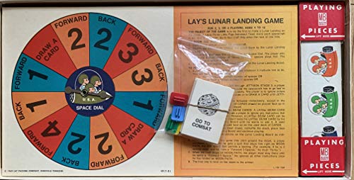 Vintage 1969 Lays Lunar Landing Board Game - Nr Mint Condition Shop Stock Room Find