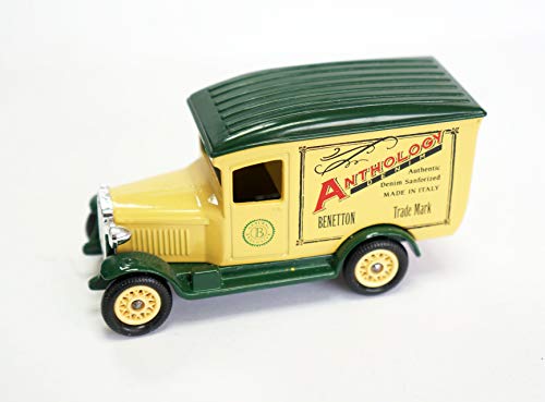 Vintage 1986 Lledo Models Of Days Gone 1934 Benetton Anthology Denim Chevy Truck Delivery Van 1:76 Scale Diecast Collectable Replica Model Vehicle New In Box - Shop Stock Room Find