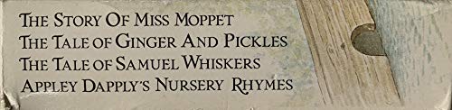 Vintage F.Warne & Co 1991 Beatrix Potter Set Of Four Individual Books - Miss Moppet, Ginger And Pickles, Samuel Whiskers & Appley Dapplys Nursery Rhymes Factory Sealed
