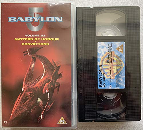 Vintage 1995 Babylon 5 Volume 22 - Matters Of Honour / Convictions VHS Video Cassette. Brand New Factory Sealed Shop Stock Room Find