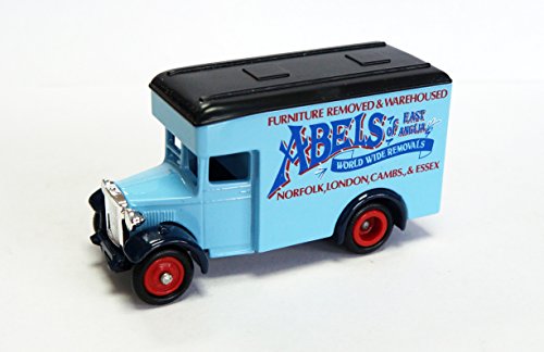 Vintage Lledo 1983 Models Of Days Gone Abels Of East Anglia World Wide Removals 1932 Dennis Parcels Delivery Van 1:76 Scale Diecast Collectable Replica Vehicle Model - New In Box - Shop Stock Room Find