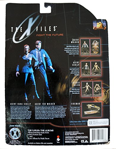 Vintage 1998 The X Files Series 1 The Fireman 6 Inch Action Figure plus Cryolitter Chamber - Brand New Shop Stock Room Find