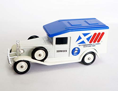 Vintage 1986 Lledo Models Of Days Gone 1936 Packard Delivery Van XIII Commonwealth Games Scotland 1986 Diecast Replica Vehicle - New In Box - Shop Stock Room Find