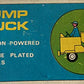Vintage 1980's Japanese Made - Dump Truck Plastic Toy With Friction Power And Chrome Plated Wheels Shop Stock Room Find