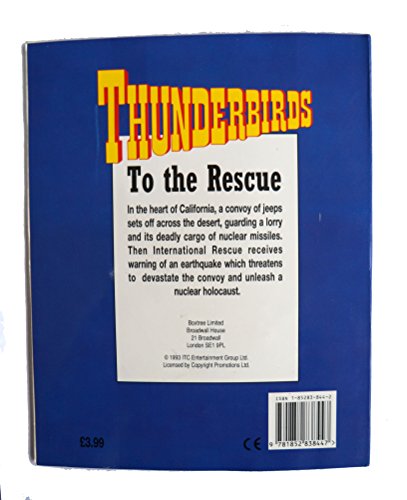 Vintage 1993 Gerry Andersons Thunderbirds To The Rescue 16 Page Story &amp; Pop-Up Book - Brand New Shop Stock Room Find