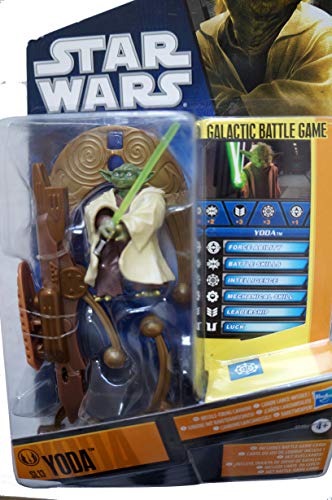 Vintage 2010 Star Wars Saga Legends Yoda Galactic Battle Game Action Figure Brand New Factory Sealed Shop Stock Room Find