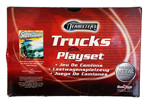 Vintage Teamsters Die-Cast Metal Trucks Playset - Twin Pack - Dump Truck &amp; Gas Truck Brand New Shop Stock Room Find