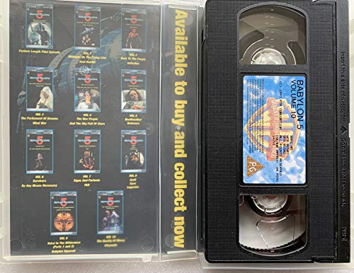 Vintage 1994 Babylon 5 Volume 10 - The Quality Of Mercy / Chrysalis VHS Video Cassette. - Ex Shop Stock