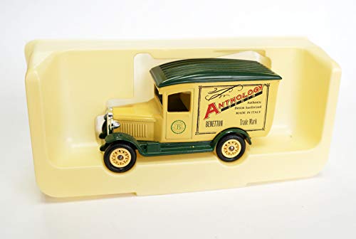 Vintage 1986 Lledo Models Of Days Gone 1934 Benetton Anthology Denim Chevy Truck Delivery Van 1:76 Scale Diecast Collectable Replica Model Vehicle New In Box - Shop Stock Room Find