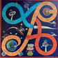Vintage 1969 Lays Lunar Landing Board Game - Nr Mint Condition Shop Stock Room Find
