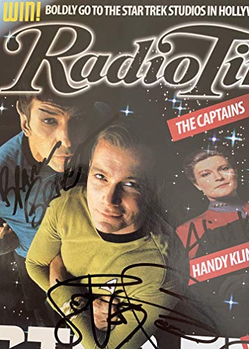 Vintage 1996 Radio Times Star Trek 30 Years Special Issue - Autographed By Levar Burton, Alice Krige, Brannon Braga & Ronald D Moore