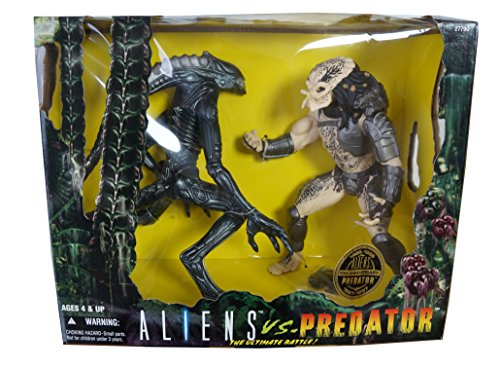 Vintage Kenner 1996 Aliens Vs Predator The Ultimate Battle 10 Inch Action Figure Set - Brand New Factory Sealed Shop Stock Room Find