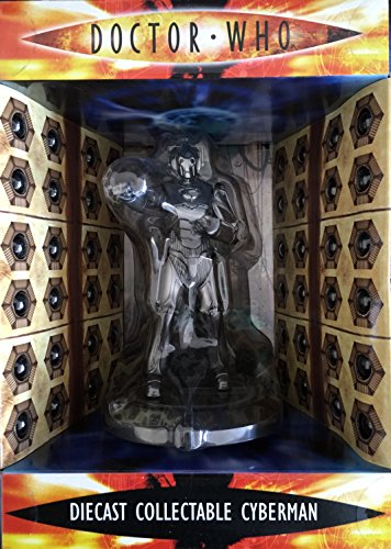 Vintage 2006 Doctor Dr Who - Diecast Collectable Cyberman Figure - Factory Sealed Shop Stock Room Find.