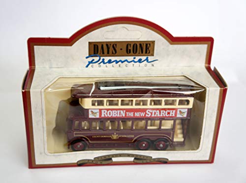 Vintage 1986 Lledo Models Of Days Gone Premier Collection 1928 Karrier E6 Trolley Bus Diecast Replica Model Vehicle - New In Box - Shop Stock Room Find