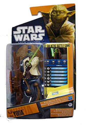 Vintage 2010 Star Wars Saga Legends Yoda Galactic Battle Game Action Figure Brand New Factory Sealed Shop Stock Room Find