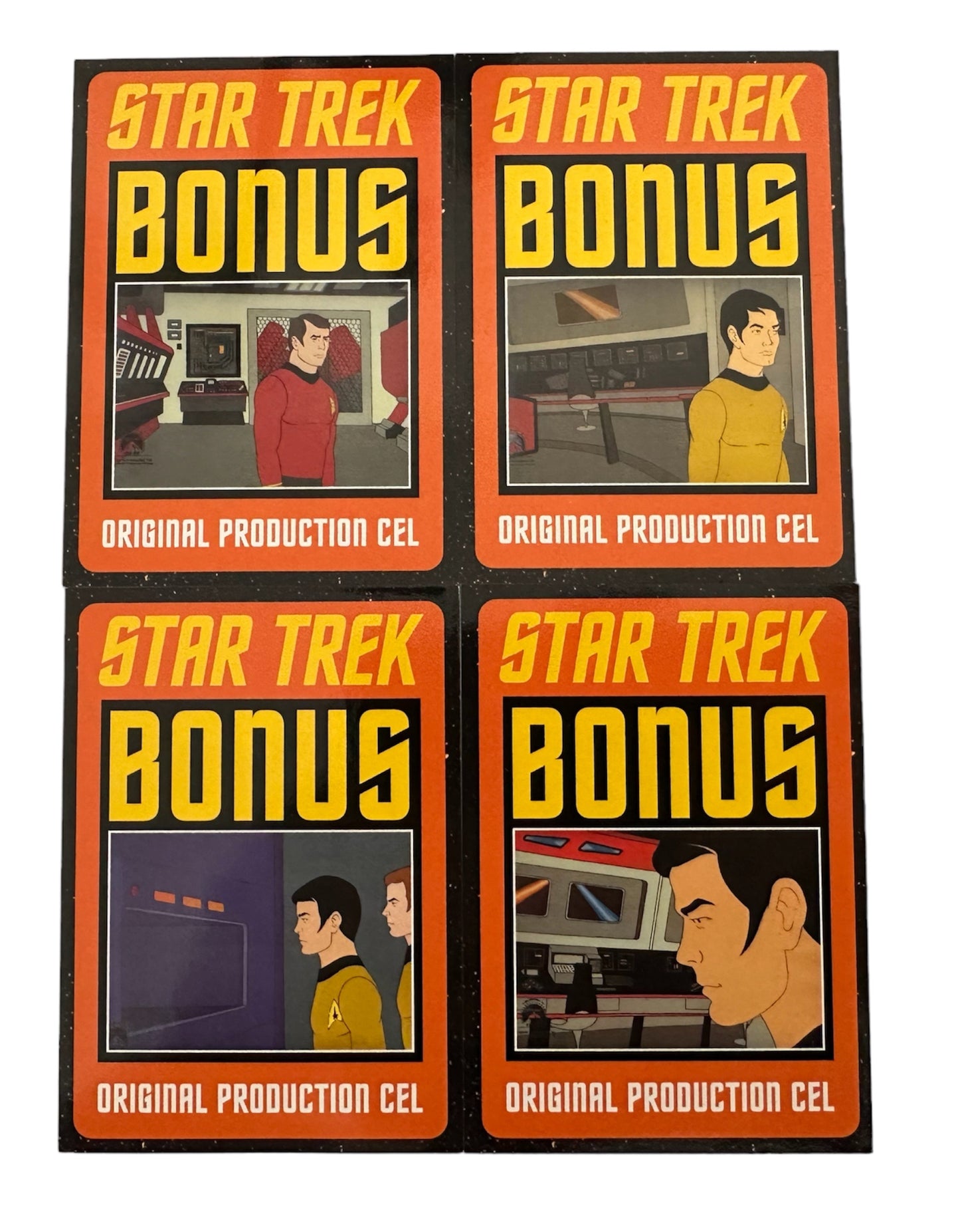 Vintage Rittenhouse 2003 Star Trek The Animated Series - Bonus Original Production Cel VOIDED Redemption Cards - Ultra Rare Full Set Of 50 Cards - Sealed In Pack - Former Shop Stock