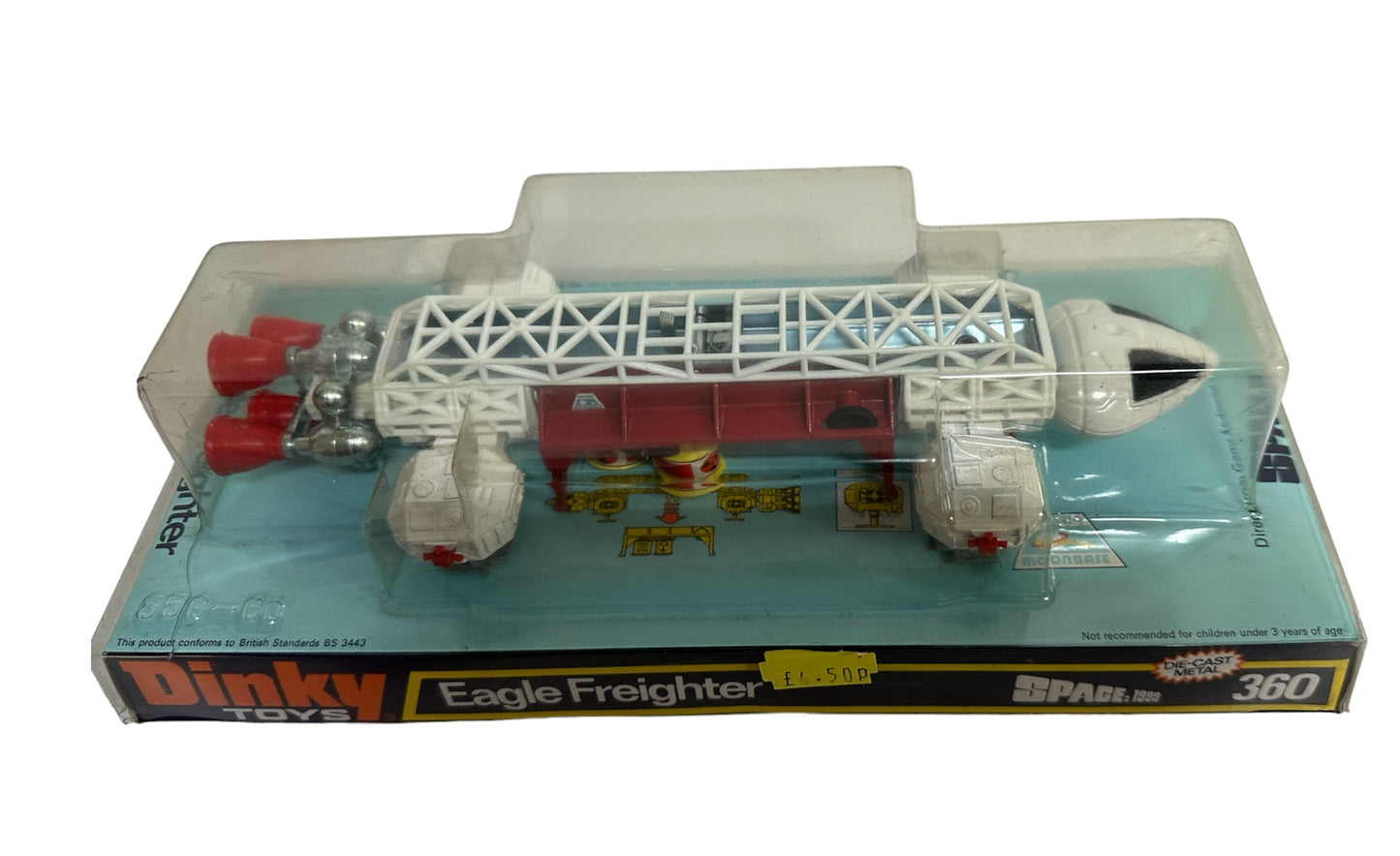 Vintage Gerry Andersons Space 1999 Die-Cast Eagle Freighter Dinky Toy No. 360 1975 Complete & Boxed - Shop Stock Room Find