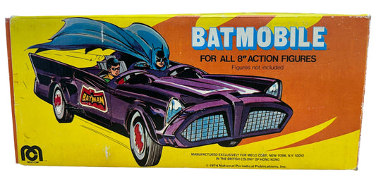 Vintage 1974 Mego Corporation Batman's Batmobile Car Boxed Very Rare - Shop Stock Room Find