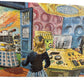 Vintage 1965 Dr Doctor Who And The Daleks Jigsaw Puzzle - Inside The Tardis - Complete & Assembled On A Board