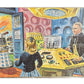 Vintage 1965 Dr Doctor Who And The Daleks Jigsaw Puzzle - Inside The Tardis - Complete & Assembled On A Board