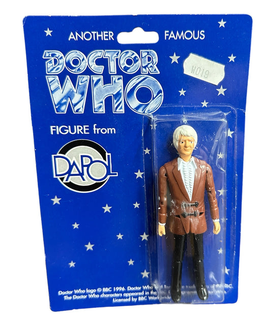 Vintage 1996 Dr Doctor Who Classic The 3rd Doctor Action Figure By Dapol - Mint On Card - Shop Stock Room Find