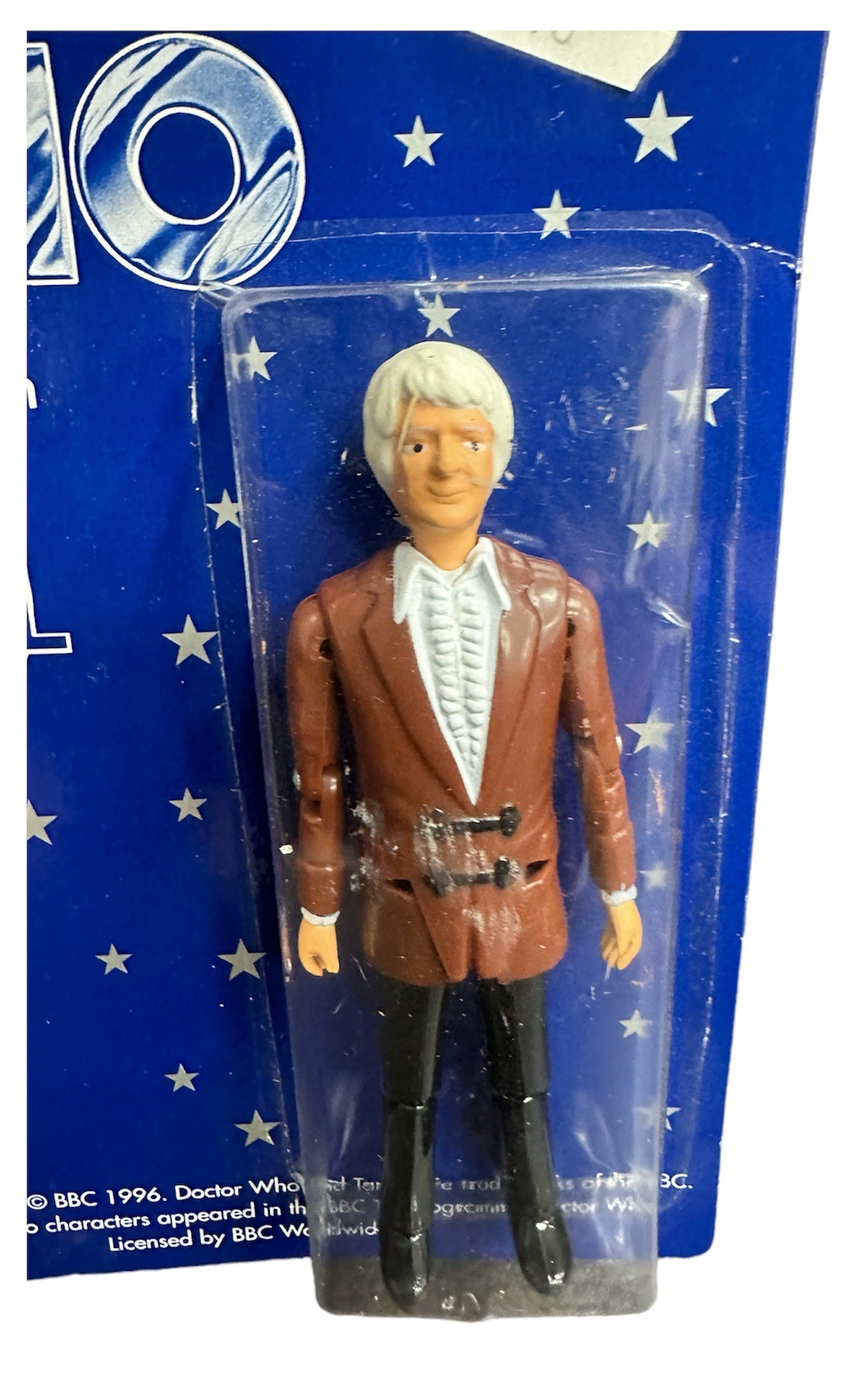 Vintage 1996 Dr Doctor Who Classic The 3rd Doctor Action Figure By Dapol - Mint On Card - Shop Stock Room Find