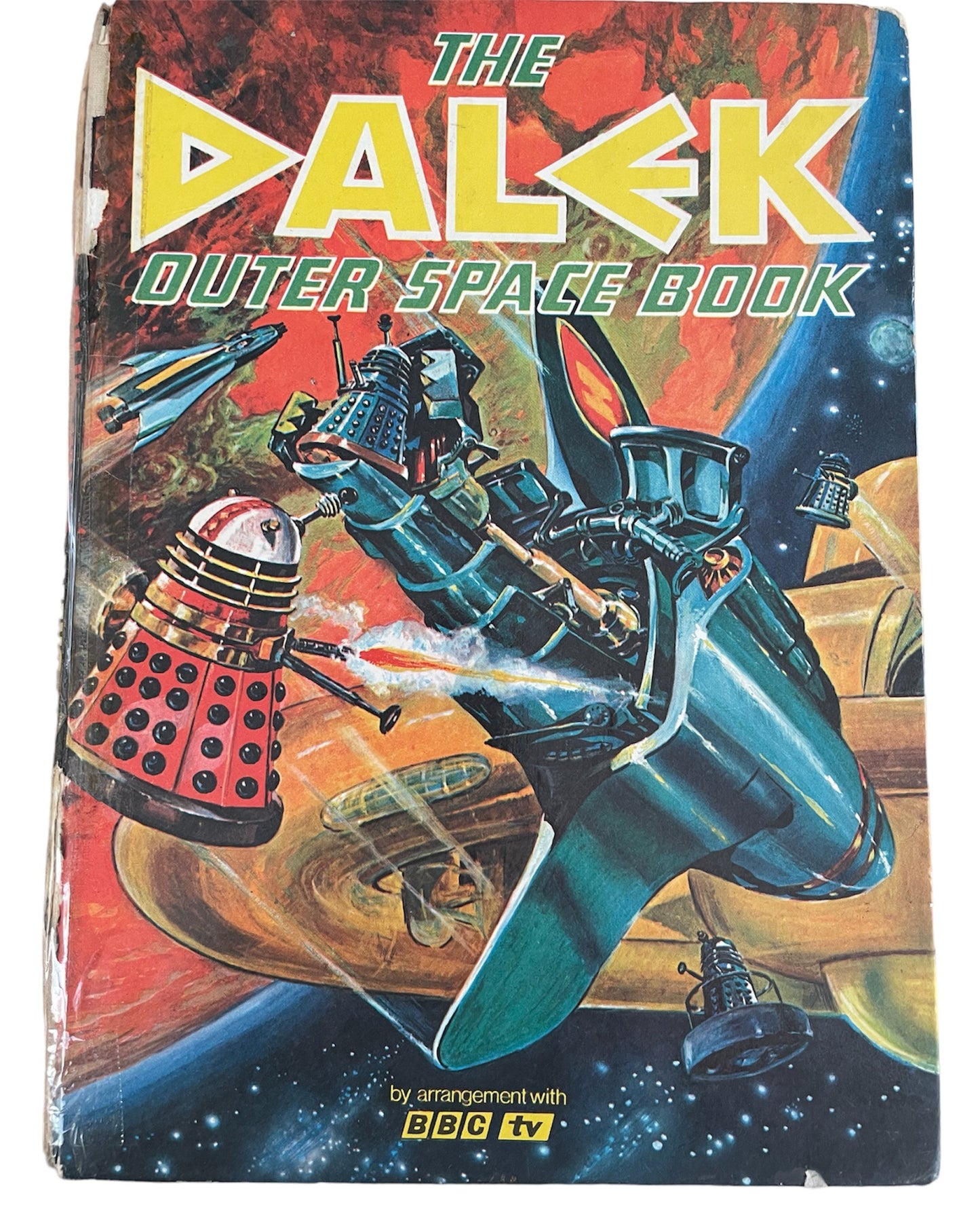 Vintage Terry Nations The Dalek Outer Space Book Annual 1964 - Very Rare