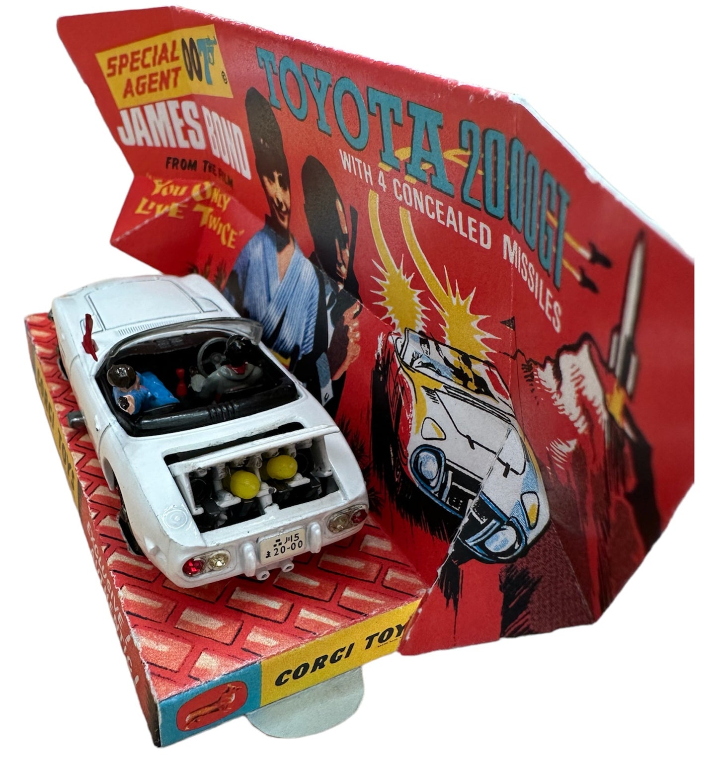 Corgi Toys 336 Toyota 2000 GT James Bond 007 - Miniature 1/43 Boîte D'origine - Occasion