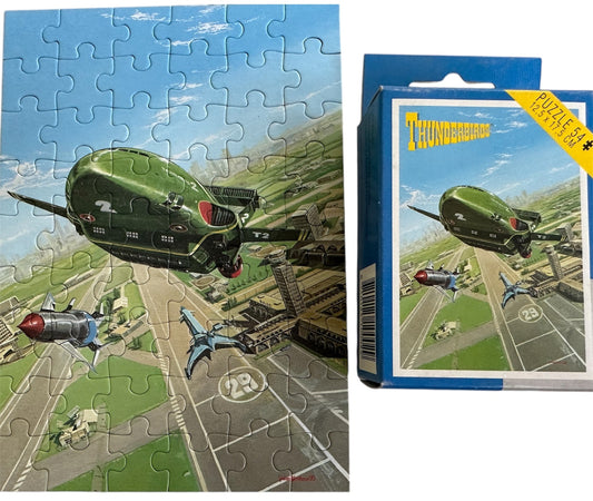 Vintage Kings 1993 Gerry Andersons Thunderbirds - Thunderbird 2 And Thunderbird 1 Taking Off - 54 Piece Jigsaw Puzzle - Shop Stock Room Find