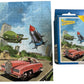 Vintage Kings 1993 Gerry Andersons Thunderbirds - Thunderbird 1 And Thunderbird 2 Flying Over Lady Penelopes FAB 1 - 54 Piece Jigsaw Puzzle - Shop Stock Room Find.