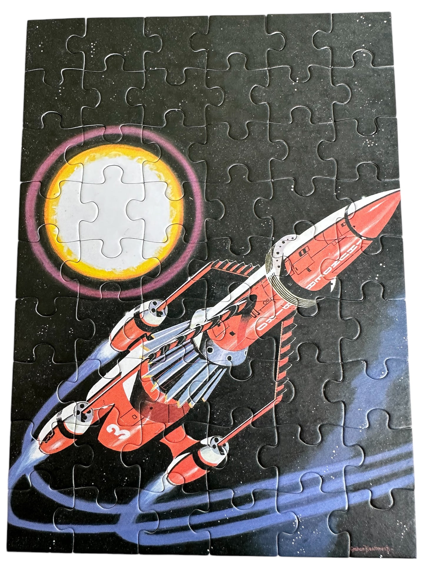 Vintage Kings 1993 Gerry Andersons Thunderbirds - Thunderbird 3 - 54 Piece Jigsaw Puzzle - Shop Stock Room Find