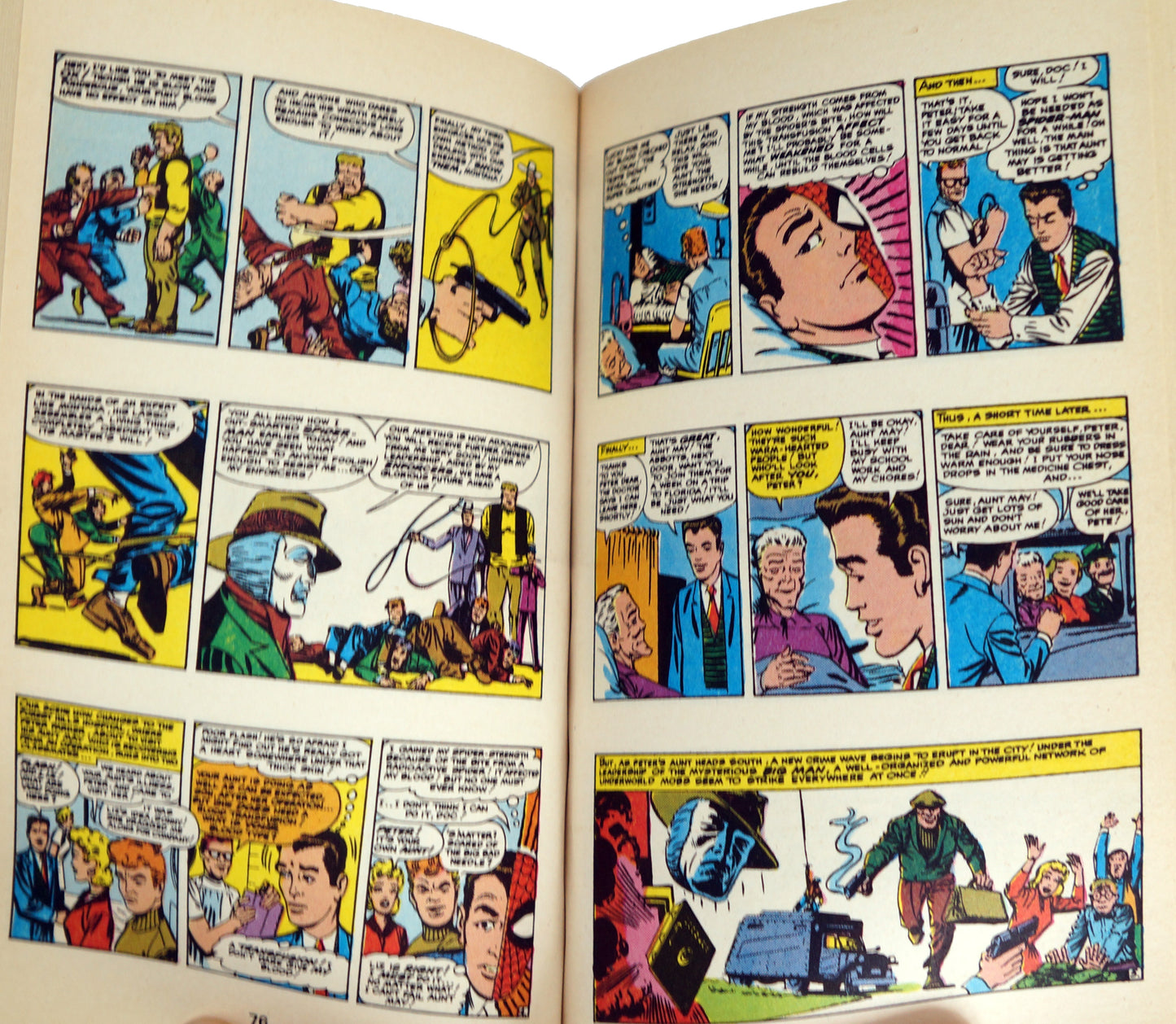 Vintage 1978 Pocket Books - Marvel Comics Series The Amazing Spiderman Vol 2 Collectors Item - Issues 7 Thru 13 Of The Classic Comics Paperback Book Collection - Fantastic Condition