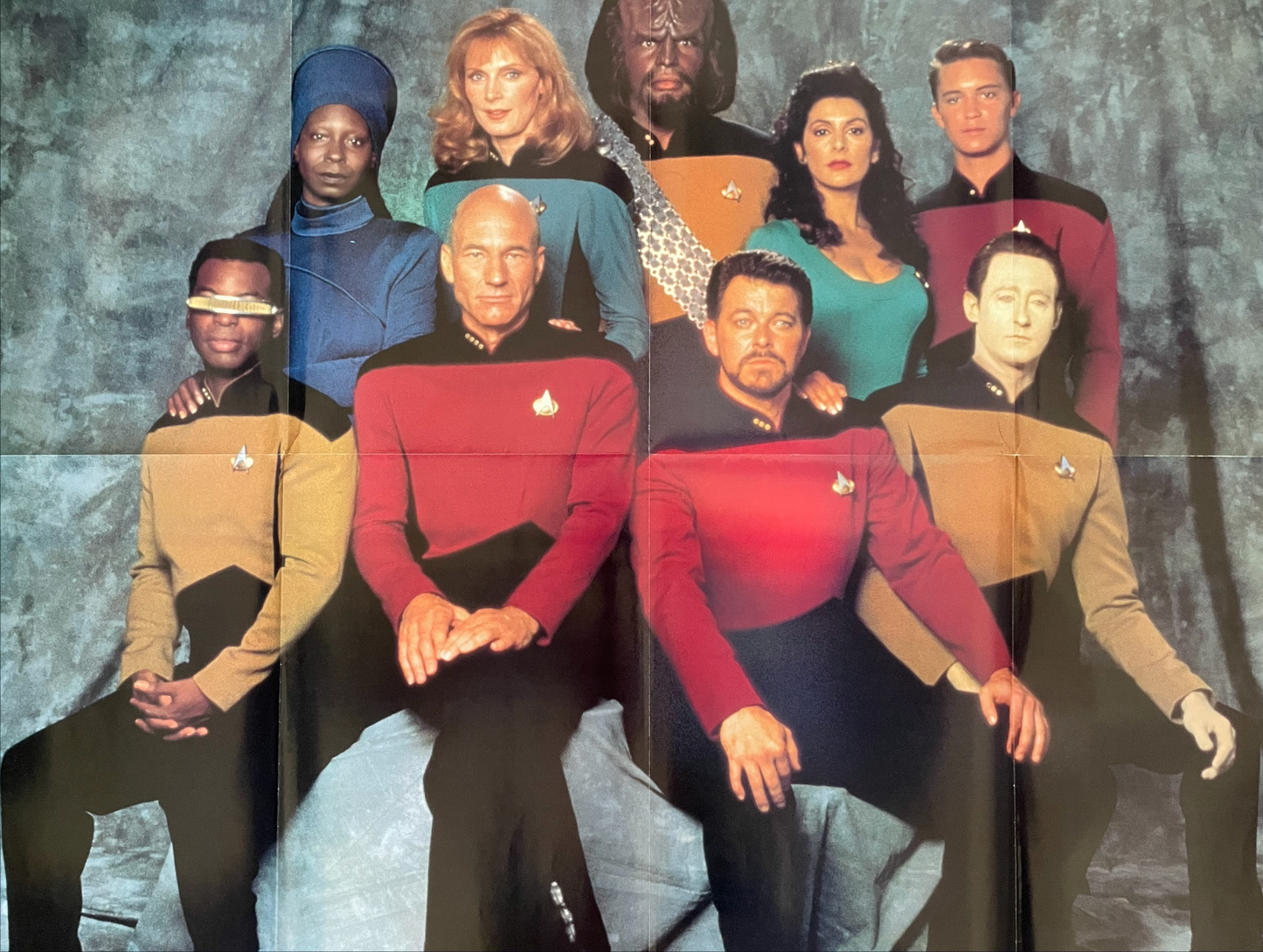 Vintage 1993 Star Trek The Next Generation The Official Poster Magazine Issue No. 43 - April 1993 - Ex Shop Stock