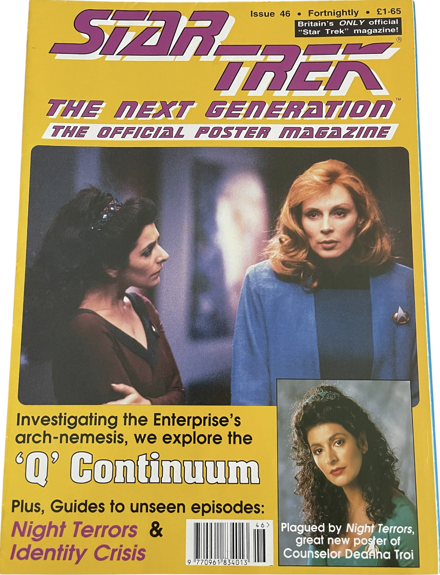 Vintage 1993 Star Trek The Next Generation The Official Poster Magazine Issue No. 46 - June 1993 - Ex Shop Stock