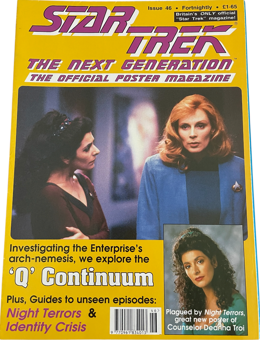 Vintage 1993 Star Trek The Next Generation The Official Poster Magazine Issue No. 46 - June 1993 - Ex Shop Stock