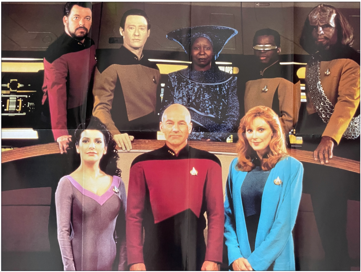 Vintage 1993 Star Trek The Next Generation The Official Poster Magazine Issue No. 51 - August 1993 - Ex Shop Stock