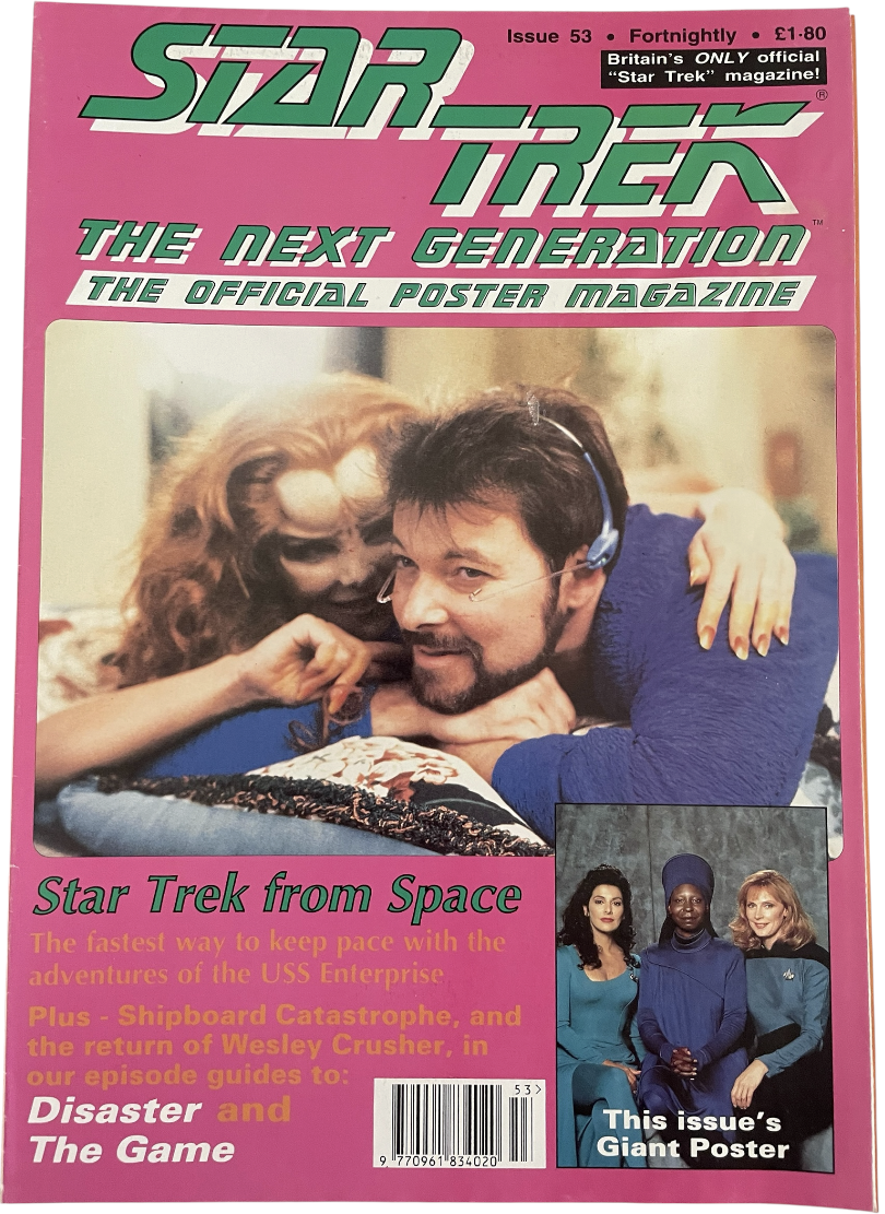 Vintage 1993 Star Trek The Next Generation The Official Poster Magazine Issue No. 51 - August 1993 - Ex Shop Stock (Copy)