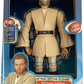 Vintage 2002 Star Wars Attack Of The Clones 12 Inch Electronic Battling Obi-Wan Kenobi Action Figure With Lights And Sounds - Brand New Factory Sealed Shop Stock Room Find