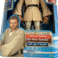 Vintage 2002 Star Wars Attack Of The Clones 12 Inch Electronic Battling Obi-Wan Kenobi Action Figure With Lights And Sounds - Brand New Factory Sealed Shop Stock Room Find